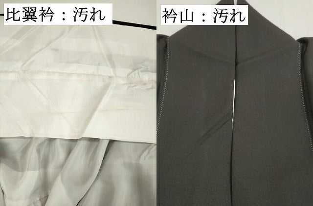 平和屋着物■豪華黒留袖 飛鶴風景文 金彩 正絹 逸品 DABG6097xg