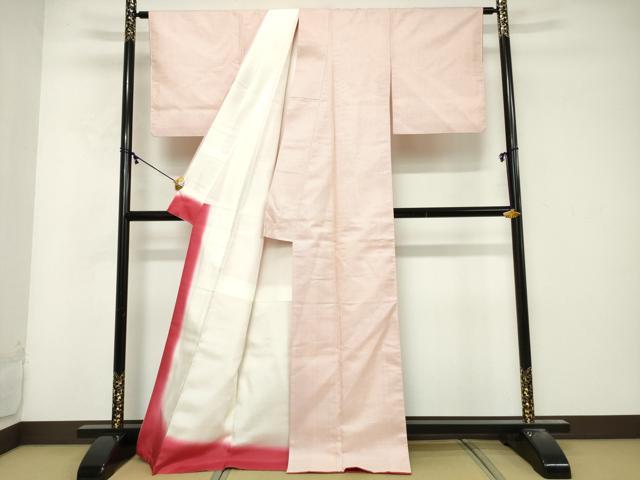 平和屋着物■上質な紬 十字絣文様 正絹 逸品 未使用 DABG6180xg