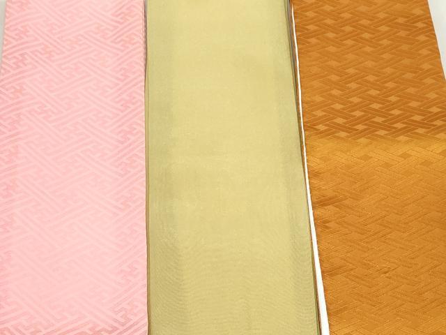 平和屋着物▼和装小物 重ね衿・伊達衿まとめて20点 紗綾形 舞桜 桧垣梅 金糸 逸品 DABG6425xg
