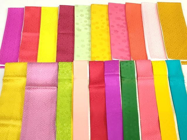 平和屋着物▼和装小物 重ね衿・伊達衿まとめて20点 紗綾形 舞桜 舞花 逸品 DABG6433xg