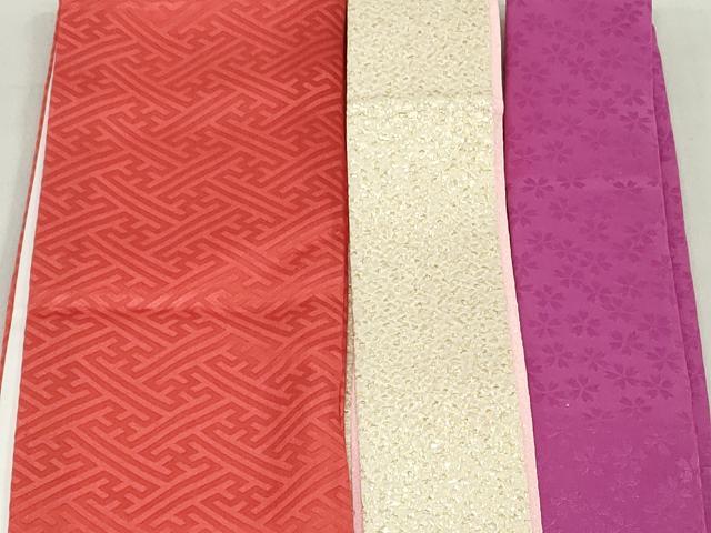平和屋着物▼和装小物 重ね衿・伊達衿まとめて20点 紗綾形 舞桜 金糸 逸品 DABG6436xg
