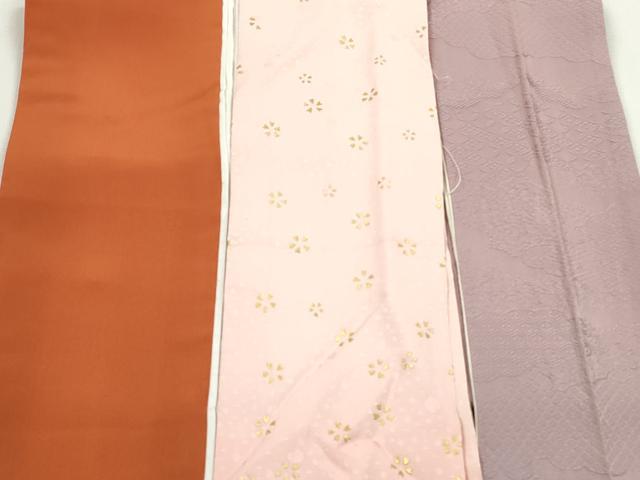 平和屋着物▼和装小物 重ね衿・伊達衿まとめて20点 紗綾形 小花 桧垣 金糸 金彩 未使用品あり 逸品 DABG6512xg