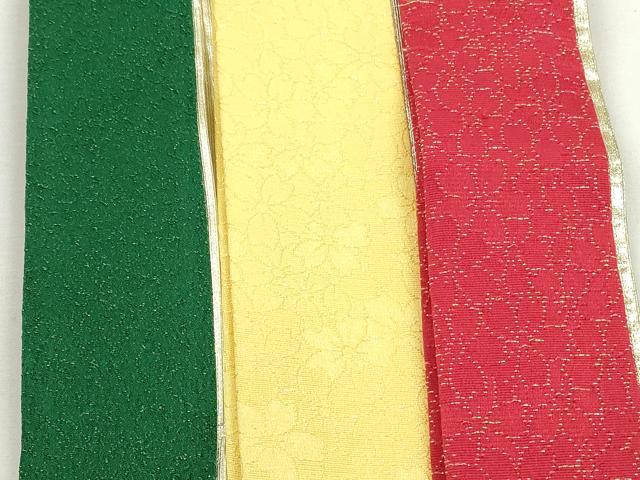 平和屋着物▼和装小物 重ね衿・伊達衿まとめて20点 刺繍 紗綾形 舞桜 格子 立涌花 金糸 金彩 金彩 未使用品あり 逸品 DABG6520xg