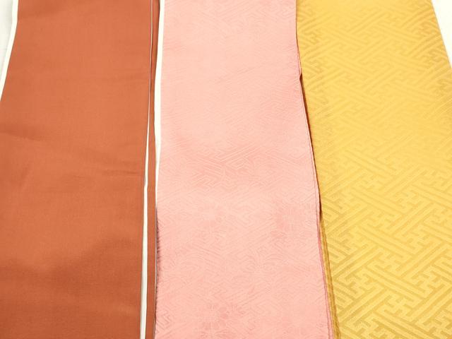 平和屋着物▼和装小物 重ね衿・伊達衿まとめて20点 刺繍 紗綾形 舞桜 格子 立涌花 金糸 金彩 金彩 未使用品あり 逸品 DABG6520xg