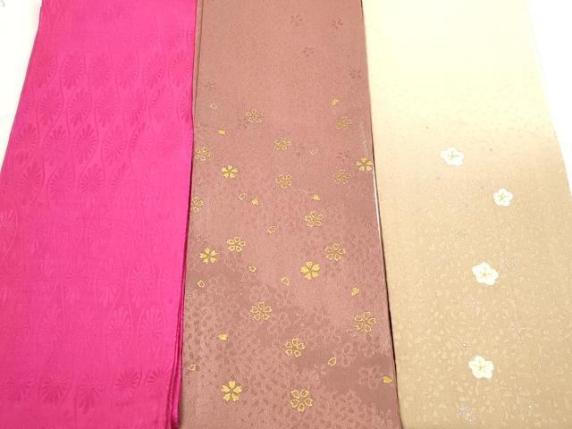 平和屋着物▼和装小物 重ね衿・伊達衿まとめて20点 刺繍 紗綾形 舞桜 格子 立涌花 金糸 金彩 金彩 未使用品あり 逸品 DABG6520xg