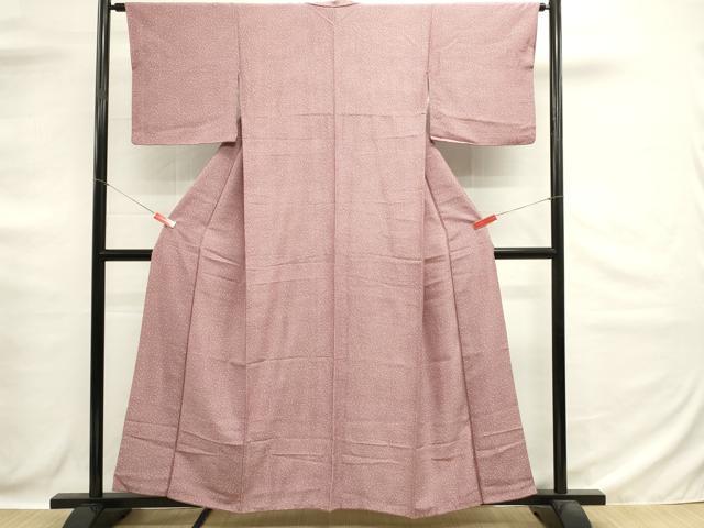 平和屋着物■江戸小紋 舞桜文 正絹 逸品 DABG6673cd