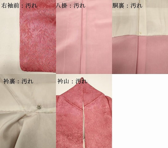 平和屋着物■江戸小紋 鮫小紋柄 笹文 正絹 逸品 DABG6733cd