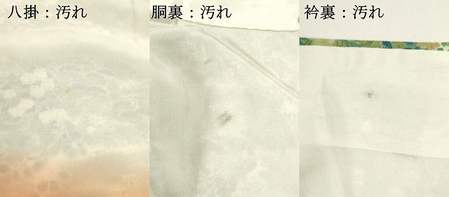 平和屋着物■上質な小紋 手描き 枝花文 正絹 逸品 DABG6783cd