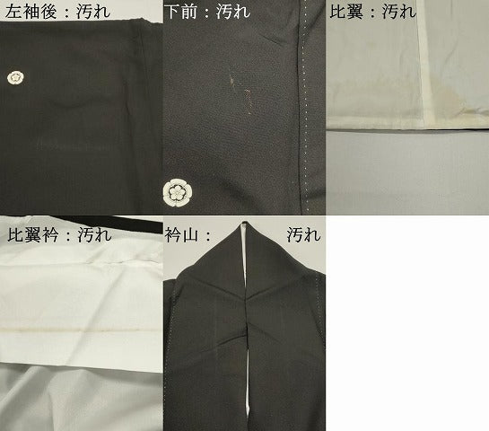 平和屋着物■豪華黒留袖 吉祥飛鶴文 金彩 正絹 逸品 DABG6800cd
