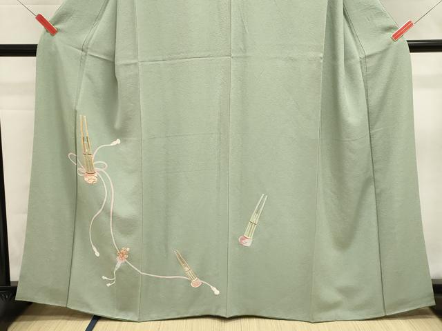 平和屋着物■訪問着 刺繍 器物花文 正絹 逸品 DABG6805cd