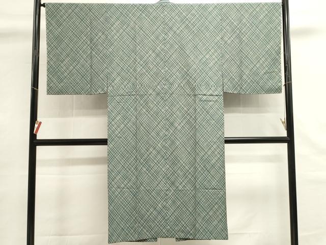 平和屋着物■男性 長襦袢 無双仕立て 抽象文様 三越扱い 正絹 逸品 DABG6818cd