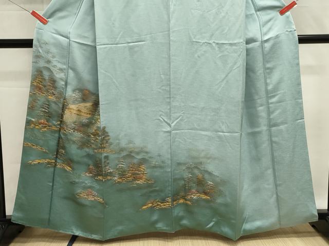 平和屋着物■訪問着 風景文 暈し染め 金彩 正絹 逸品 DABG6857cd