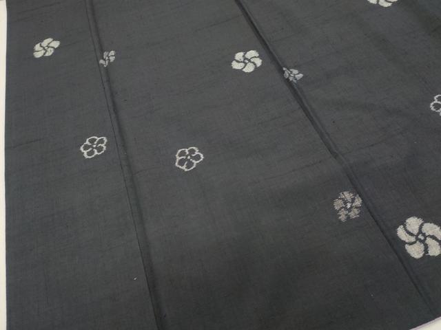 平和屋着物■上質な紬 舞花文 正絹 逸品 DABG6880cd