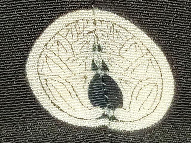 平和屋着物■豪華黒留袖 花鳥文 正絹 逸品 DABG6927cd