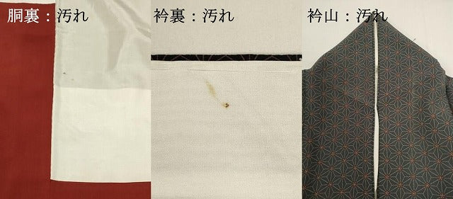 平和屋着物■上質な小紋 麻の葉間道 正絹 逸品 DABG6954cd