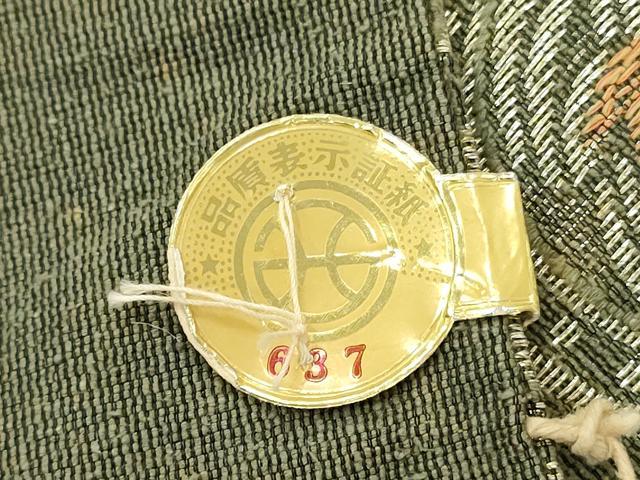 平和屋着物◎西陣 六通柄袋帯 花丸文 金糸 正絹 逸品 DABG7024zy