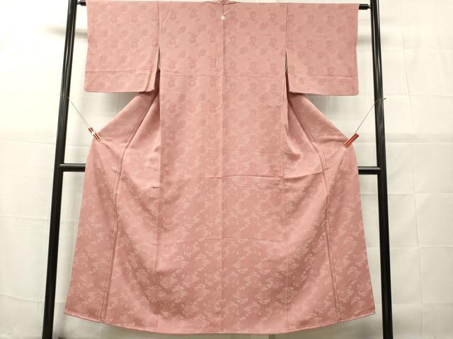 平和屋着物■上質な小紋 花唐草文 正絹 逸品 DABG7064zy