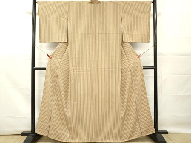 平和屋着物■上質な小紋 間道 正絹 逸品 未使用 DABG7100zy