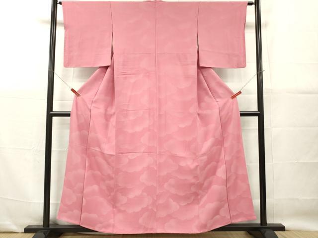平和屋着物■上質な小紋 雲文 正絹 逸品 DABG7121zy