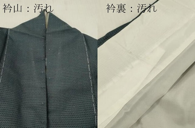 平和屋着物■上質な紬 亀甲柄 正絹 逸品 DABG7136zy