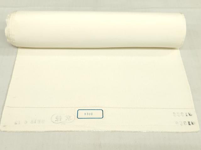 平和屋着物▼羽織・コート 白生地 反物 羽尺 生成り色 逸品 未使用 DABG7172zy