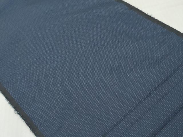 平和屋着物▼男性 本場大島紬 反物 着尺 アンサンブル 格子 証紙付き 逸品 未使用 DABG7201zy