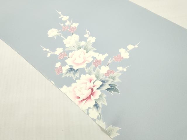 平和屋着物▼付下げ 反物 着尺 刺繍 草花文 逸品 未使用 DABG7452zy