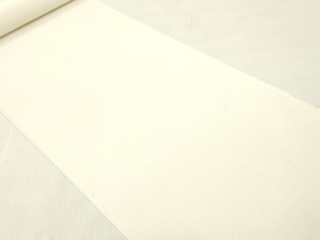 平和屋着物▼白生地 紬 反物 着尺 生成り色 逸品 未使用 DABG7494zy