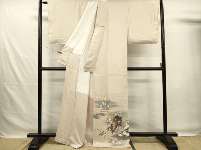 平和屋着物■豪華色留袖 御所車花文 暈し染め 金彩 正絹 逸品 DABG7521ya
