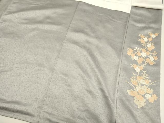 平和屋着物■豪華色留袖 飛鶴花文 金彩 正絹 逸品 DABG7571ya