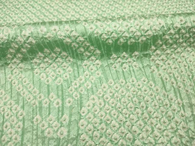 平和屋着物■上質な小紋 総絞り 蜀江繋ぎ 正絹 逸品 DABG7615ya