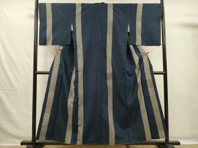平和屋着物■上質な紬 間道 正絹 逸品 DABG7682ya