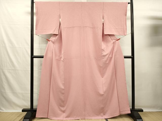 平和屋着物■上質な色無地 霞地紋 虹色 正絹 逸品 DABG7699ya