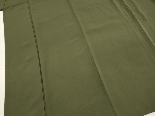 平和屋着物■上質な色無地 麹塵色 正絹 逸品 DABG7701ya