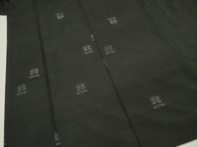 平和屋着物■上質な紬 80亀甲 遠州椿 正絹 逸品 DABG7808ya