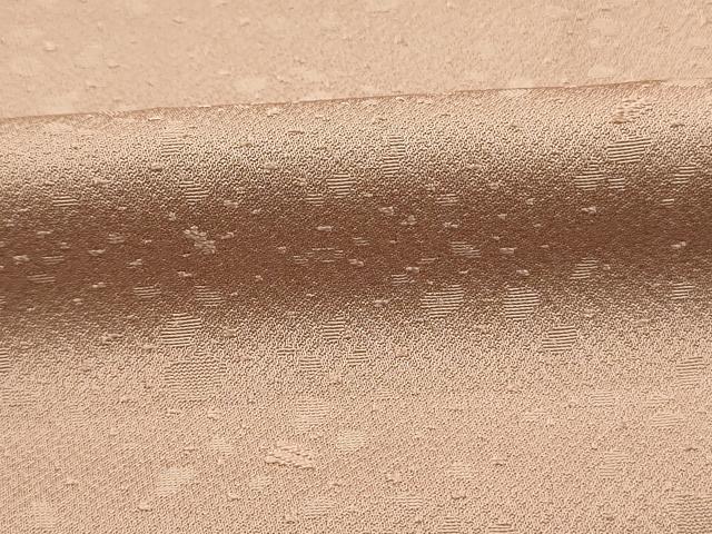 平和屋着物■上質な色無地 箔散らし地紋 焦香色 高島屋扱い 正絹 逸品 DABG7835ya