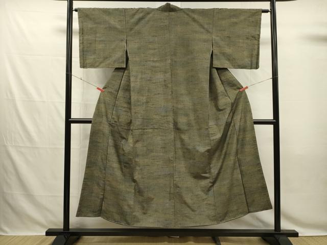 平和屋着物■上質な紬 霞文 正絹 逸品 未使用 DABG7849ya