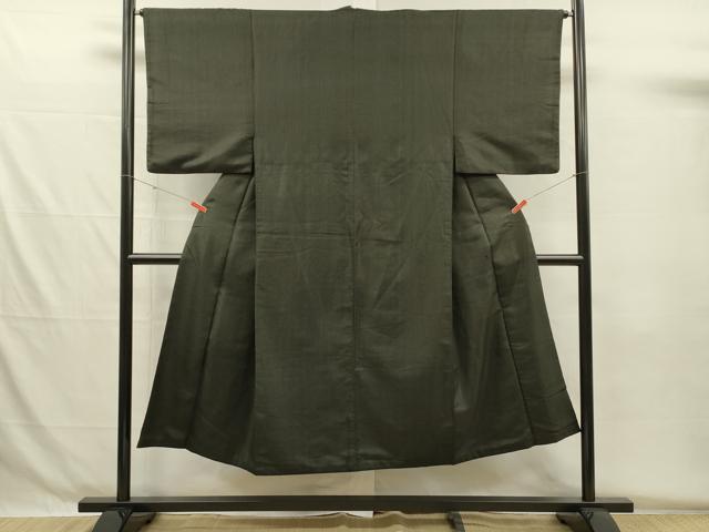 平和屋着物■男性 お召 縞 正絹 逸品 DABG7934ya
