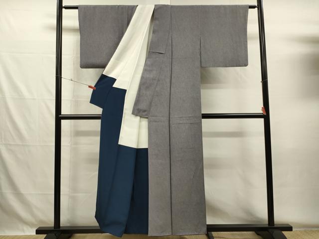 平和屋着物■江戸小紋 鮫小紋柄 正絹 逸品 DABG7950ya