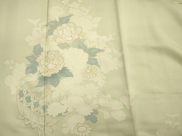 平和屋着物■訪問着 刺繍 飾花文 金彩 やまと誂製 正絹 逸品 DABG7965ya