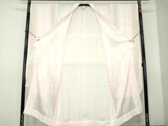 平和屋着物●振袖用長襦袢 無双仕立て 辻が花地紋 暈し染め 正絹 逸品 未使用 DABG8209ps