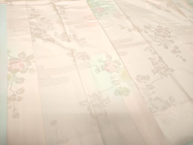 平和屋着物●振袖用長襦袢 袷 霞枝花地紋 暈し染め 正絹 逸品 DABG8210ps