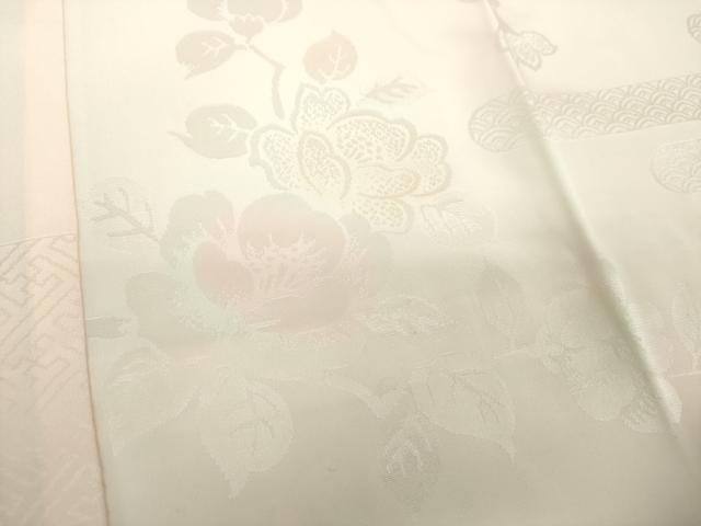 平和屋着物●振袖用長襦袢 袷 霞枝花地紋 暈し染め 正絹 逸品 DABG8210ps