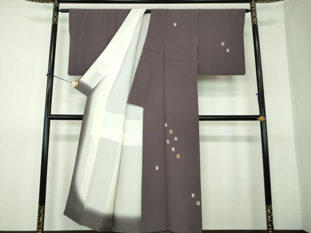 平和屋着物●訪問着 総刺繍 跳兎 片輪車 七宝 金糸 正絹 逸品 DABG8241ps