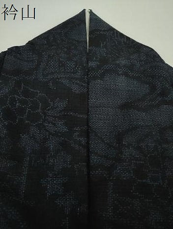 平和屋着物●結城紬 100亀甲 雲取り籬花文 正絹 逸品 DABG8253ps