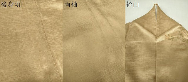 平和屋着物●訪問着 檜扇花文 暈し染め 金彩 正絹 逸品 DABG8409ps
