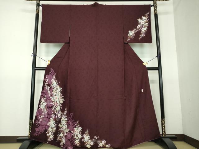 平和屋着物●越後十日町の一流染匠 桐屋・翠山工房 訪問着 絞り 辻が花 金彩 やまと金ラベル 正絹 逸品 DABG8427ps