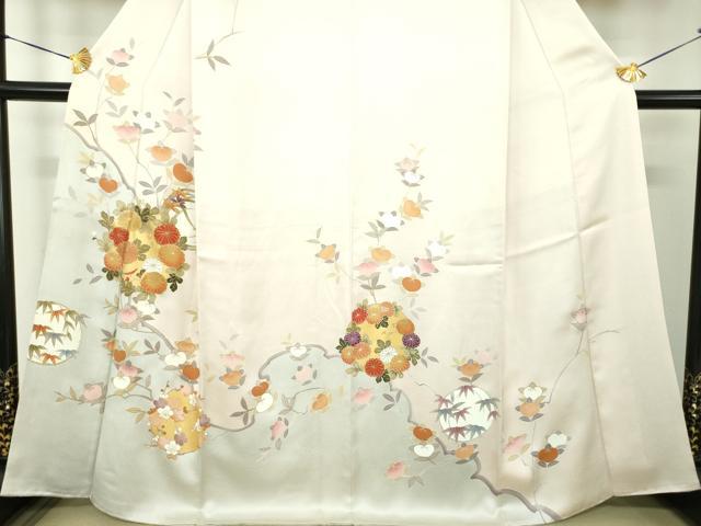 平和屋着物●訪問着 吉祥花丸文 金彩 ますいわ屋扱い 正絹 逸品 DABG8455ps