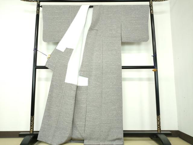 平和屋着物●上質な小紋 霞文 正絹 逸品 未使用 DABG8471ps