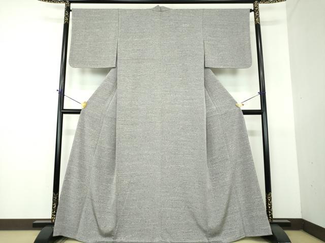 平和屋着物●上質な小紋 霞文 正絹 逸品 未使用 DABG8471ps